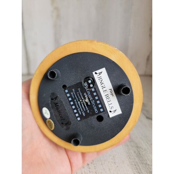 Williraye Studio jingle Bell windup letting Xmas home decor figure - Picture 8 of 8